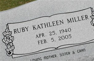 Ruby Kathleen Miller Ruby Kathleen Miller