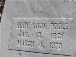Ruby Koon Poole
