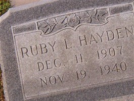 Ruby L. Hayden
