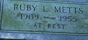Ruby L Metts Ruby L Metts