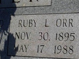 Ruby L Orr Carter Ruby L Orr Carter