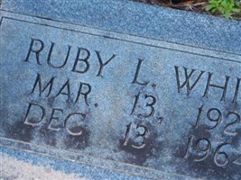 Ruby L. White Ruby L. White