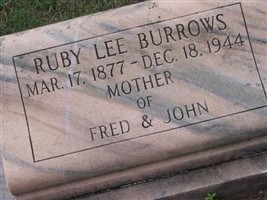 Ruby Lee Burrows Ruby Lee Burrows