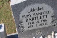 Ruby Lee Sanford Bartlett Ruby Lee Sanford Bartlett