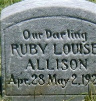Ruby Louise Allison Ruby Louise Allison