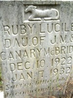 Ruby Lucille McBride Ruby Lucille McBride