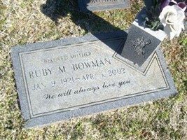 Ruby M. Bowman Ruby M. Bowman