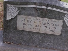 Ruby M Garrison Ruby M Garrison