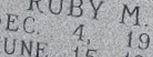 Ruby M Inman Ruby M Inman