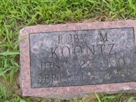 Ruby M. Koontz Ruby M. Koontz