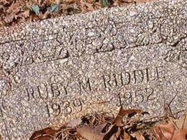 Ruby M Riddle Ruby M Riddle