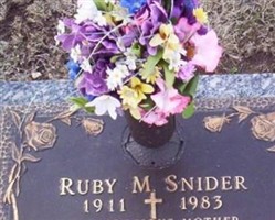 Ruby M Snider Ruby M Snider