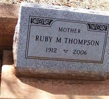 Ruby M Thompson