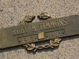 Ruby M. Timmons