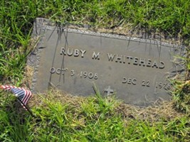 Ruby M. Whitehead Ruby M. Whitehead
