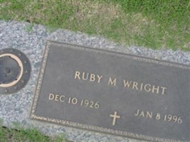 Ruby M. Wright Ruby M. Wright