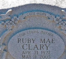 Ruby Mae Clary Ruby Mae Clary