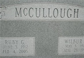 Ruby Mae Gregory McCullough Ruby Mae Gregory McCullough