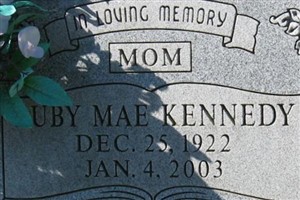 Ruby Mae Kennedy Ruby Mae Kennedy