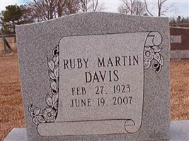 Ruby Martin Davis Ruby Martin Davis