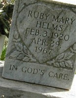 Ruby Mary Helms Ruby Mary Helms