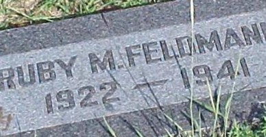 Ruby May Feldmann Ruby May Feldmann