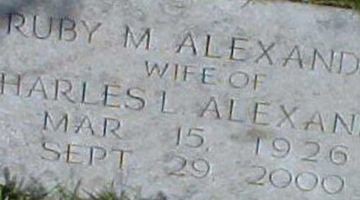 Ruby Moss Alexander Ruby Moss Alexander
