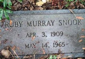 Ruby Murray Snook Ruby Murray Snook