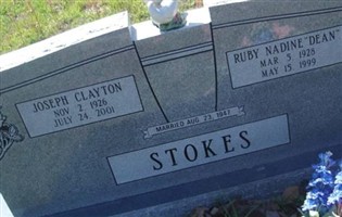 Ruby Nadine "Dean" Tillman Stokes Ruby Nadine "Dean" Tillman Stokes