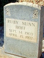 Ruby Nunn Hoff