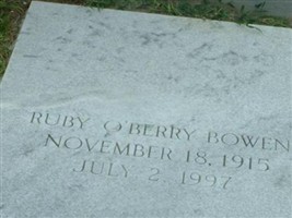 Ruby O'Berry Bowen Ruby O'Berry Bowen