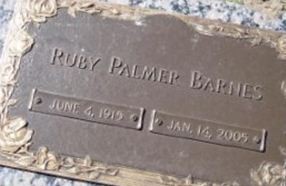 Ruby Palmer Barnes Ruby Palmer Barnes