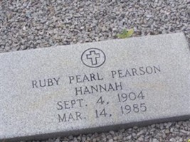 Ruby Pearl Pearson Hannah