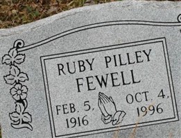 Ruby Pilley Fewell Ruby Pilley Fewell