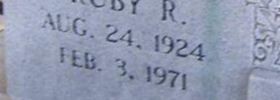 Ruby R. Cooksey Ruby R. Cooksey