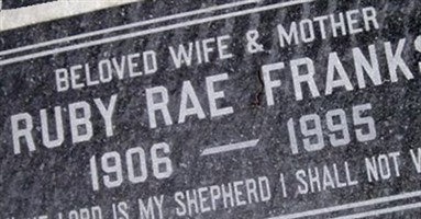 Ruby Rae Franks Ruby Rae Franks