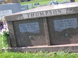 Ruby Ridgeway Thompson Ruby Ridgeway Thompson