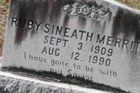 Ruby Sineath Merritt Ruby Sineath Merritt