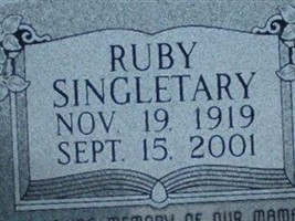 Ruby Singletary Ruby Singletary