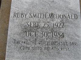 Ruby Smith McDonald
