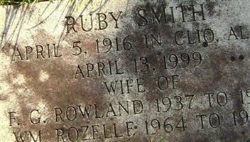 Ruby Smith Rowland Rozelle