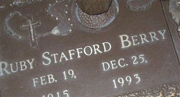 Ruby Stafford Berry Ruby Stafford Berry