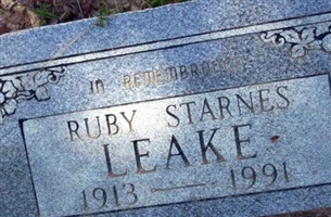 Ruby Starnes Leake Ruby Starnes Leake