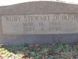 Ruby Stewart DuBose Ruby Stewart DuBose