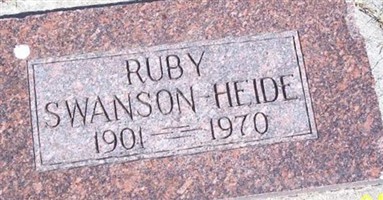 Ruby Swanson Heide Ruby Swanson Heide