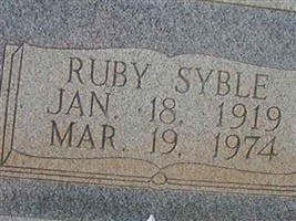 Ruby Syble Speer Ruby Syble Speer
