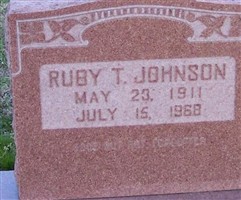 Ruby T. Johnson Ruby T. Johnson