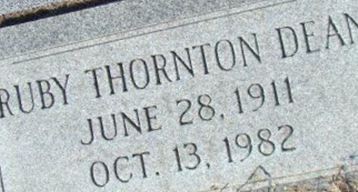 Ruby Thornton Dean Ruby Thornton Dean