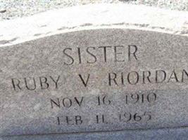 Ruby V. Riordan