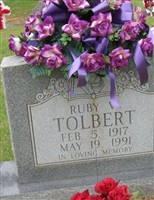 Ruby V Tolbert Ruby V Tolbert